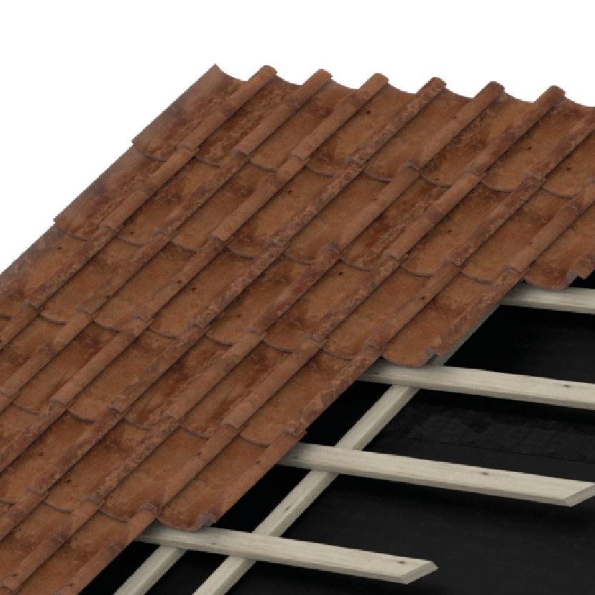 Vieille tuile hollandaise